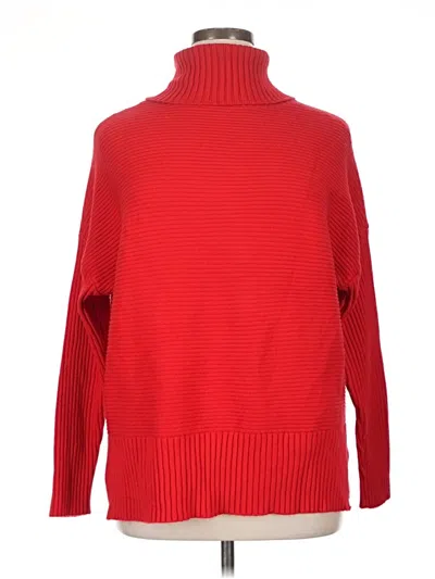 Pre-owned Lillusory Turtleneck Sweater In Red