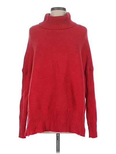 Pre-owned Lillusory Turtleneck Sweater In Red