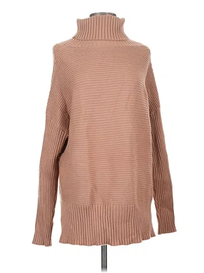 Pre-owned Lillusory Turtleneck Sweater In Tan