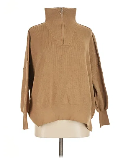 Pre-owned Lillusory Turtleneck Sweater In Tan