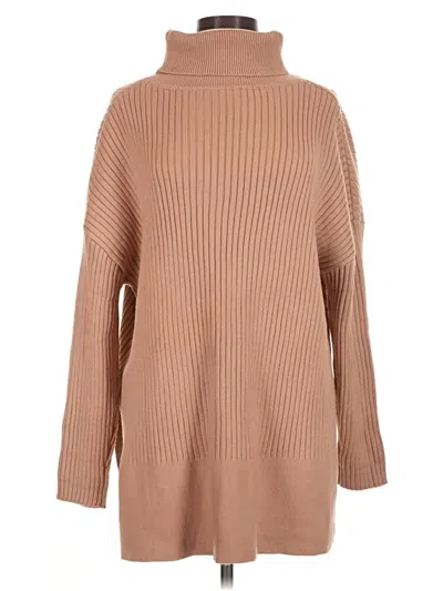 Pre-owned Lillusory Turtleneck Sweater In Tan