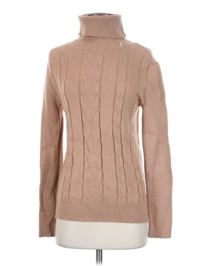 Pre-owned Lillusory Turtleneck Sweater In Tan