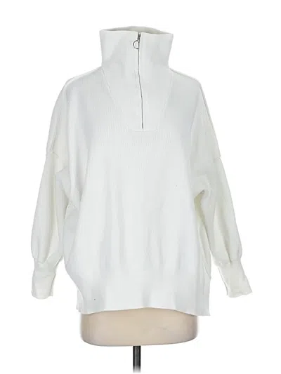 Pre-owned Lillusory Turtleneck Sweater In White