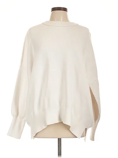 Pre-owned Lillusory Turtleneck Sweater In White