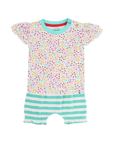 Lilly And Sid Kids' 2pc Floral Print Short Set In Multi