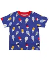 Lilly And Sid Happy Ice T-shirt In Blue