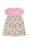 Lilly And Sid Lilly + Sid Organic Cotton  Print Dress In Pink