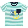 Lilly And Sid Lilly & Sid Sail The Seas Slogan T-shirt In Green