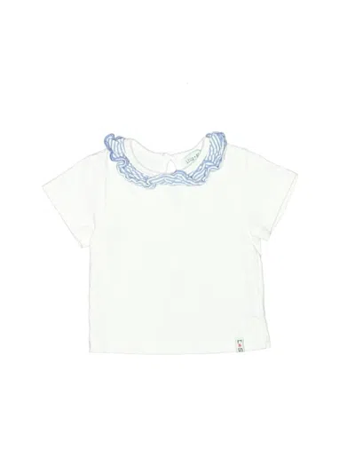Pre-owned Lilly And Sid Babies' Short Sleeve T-shirt In White