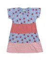 Lilly And Sid Tier Dress In Multi