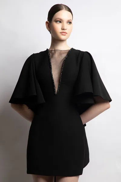 Lilly Ibrahim Short Sleeve Mini-dress