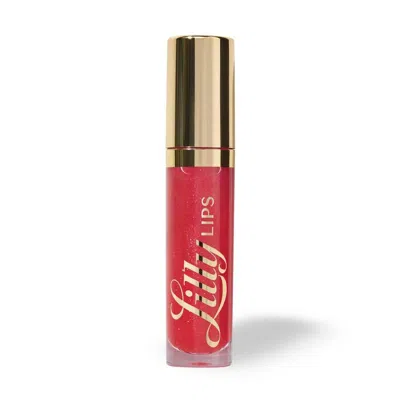 Lilly Lashes Lip Thrill Sheer Vibrating Lip Gloss - Coral Crush In Pink