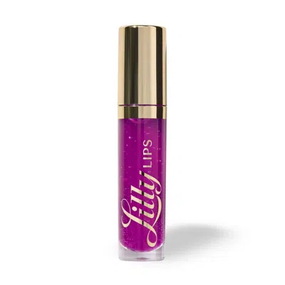 Lilly Lashes Lip Thrill Sheer Vibrating Lip Gloss - Party Purple