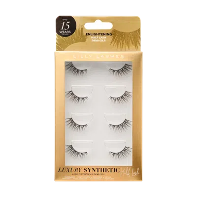 Lilly Lashes Luxury Synthetic Half Lashes 4-pack - Enlightening