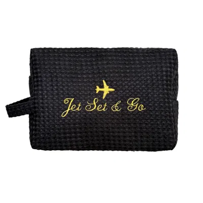 Lilly Loves Black Jet Set & Go Cosmetic Bag