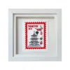 Lilly Loves Black / Red Tokyo Inspired Embroidered Stamp Art In Multi