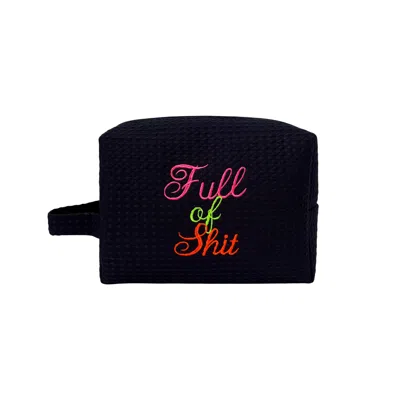 Lilly Loves Blue Full Of Shit Neon Cosmetic Bag