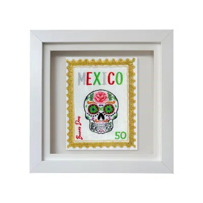 Lilly Loves Gold Mexico Embroidered Stamp