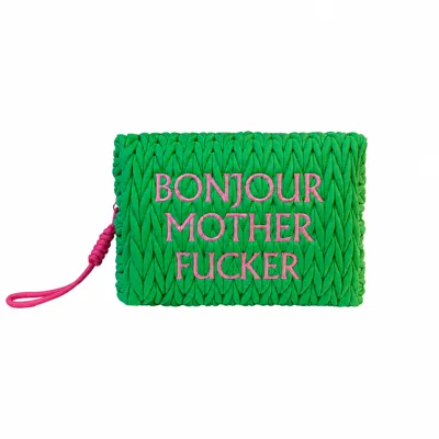 Lilly Loves Green Bonjour Mf Cosmetic Bag
