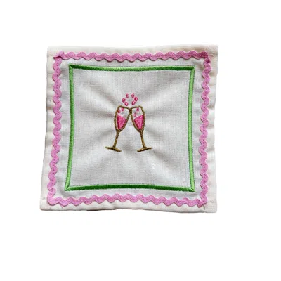 Lilly Loves Neutrals Champagne Bubbles Cocktail Napkin