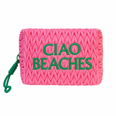 Lilly Loves Pink Ciao Beaches Cosmetic Bag