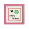 Lilly Loves Pink / Purple Espresso Martini Embroidered Print