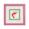 Lilly Loves Pink / Purple Little Prawn Embroidered Print