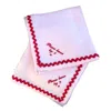 Lilly Loves Pink / Purple Please Leave By Nine Embroidered Napkin