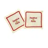 Lilly Loves Red Festive & Fuck  Cocktail Napkin Set