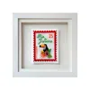 Lilly Loves Red / Gold Rio De Janiero Embroidered Artwork Print