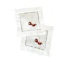 Lilly Loves White Cavalier Spaniel Cocktail Napkin