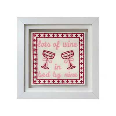 Lilly Loves White Lots Of Wine In Bed By Nine