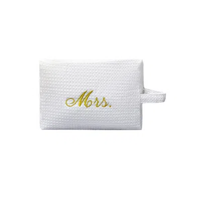 Lilly Loves White Mrs. Wedding Travel Bag