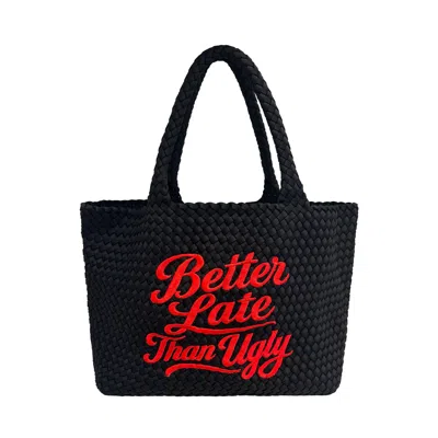 Lilly Loves Women's Black Better Late Than Ugly Bag