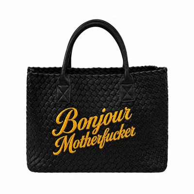 Lilly Loves Women's Black Bonjour Motherfucker Bag
