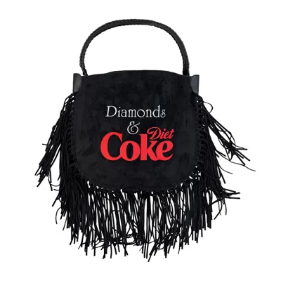 Lilly Loves Women's Black Diamonds & Diet Coke Handbag