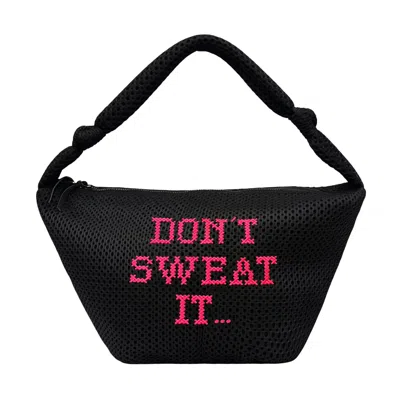 Lilly Loves Women's Black Don't Sweat It Gym Bag