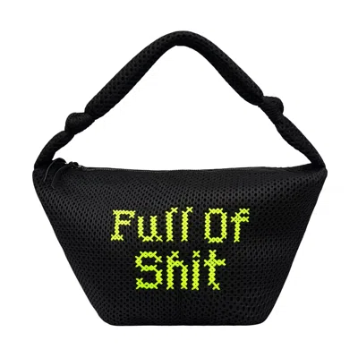 Lilly Loves Women's Black Full Of Shit Gym Bag