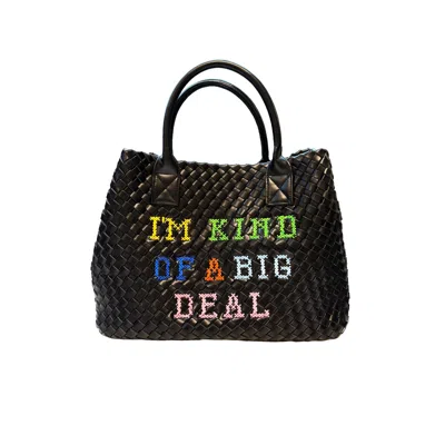 Lilly Loves Women's Black I'm Kind Of A Big Deal Bag