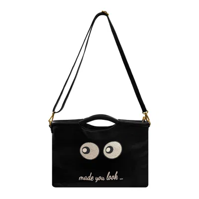 Lilly Loves Women's Black Made You Look Small Clutch