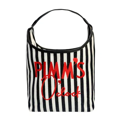 Lilly Loves Women's Black / Red Pimms O'clock Bucket Bag In Multi