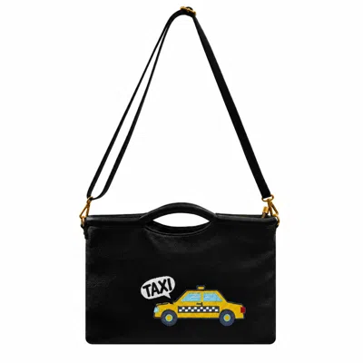 Lilly Loves Women's Black Taxi Small Clutch