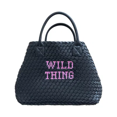 Lilly Loves Women's Black Wild Thing Vegan Leather Handbag