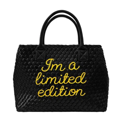 Lilly Loves Women's Black / Yellow I'm A Limited Edition Black & Yelow Handbag In Multi