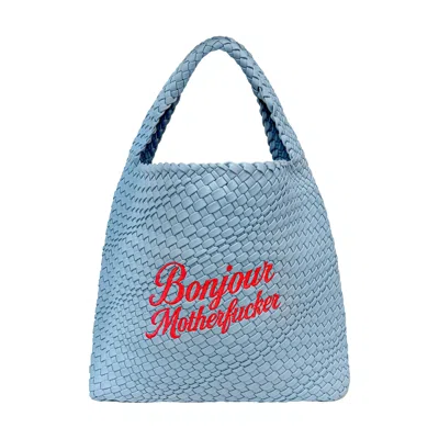 Lilly Loves Women's Blue Bonjour Mother Fucker
