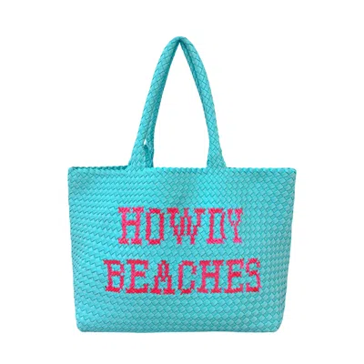 Lilly Loves Women's Blue New Howdy Beaches Handbag