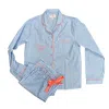 Lilly Loves Women's Blue Not Tonight Darling Pyjamas In Blue