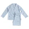 Lilly Loves Women's Blue Star Embroidered Pajamas