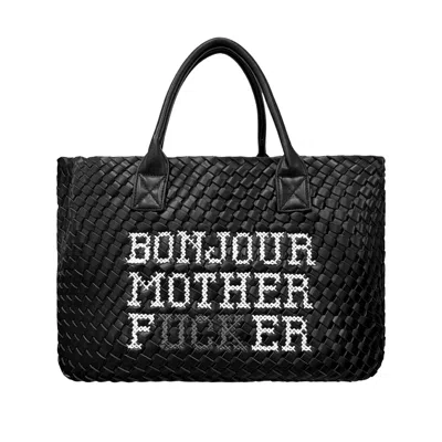 Lilly Loves Women's Bonjour Motherfucker Black Vegan