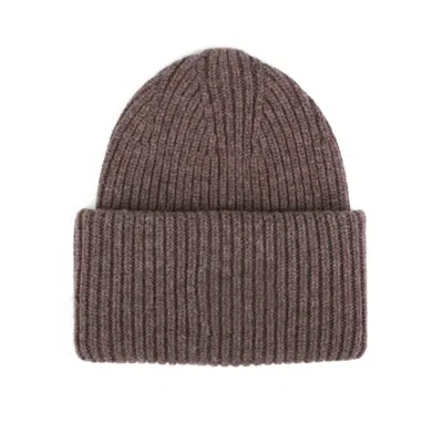 Lilly Loves Women's Brown Double Cuff Beanie Hat